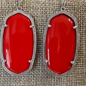 Kendra Scott Red Danielle Earrings